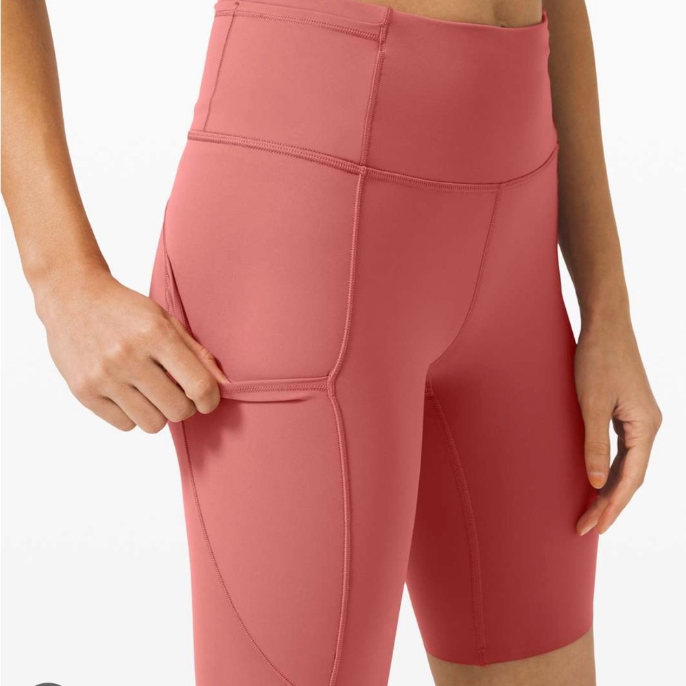 Lululemon Fast and Free biker shorts